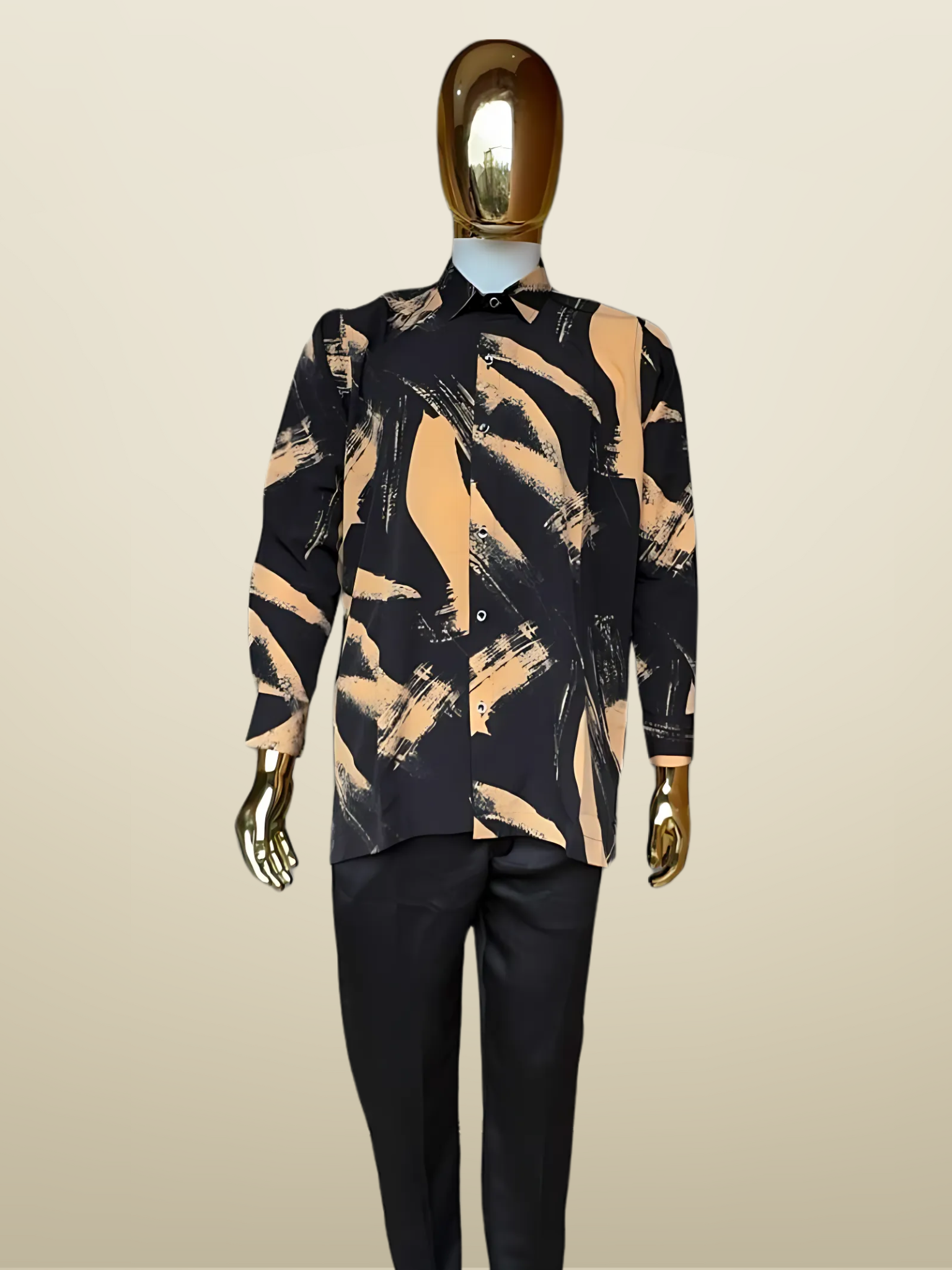 Bold Brush stroke Button-Down