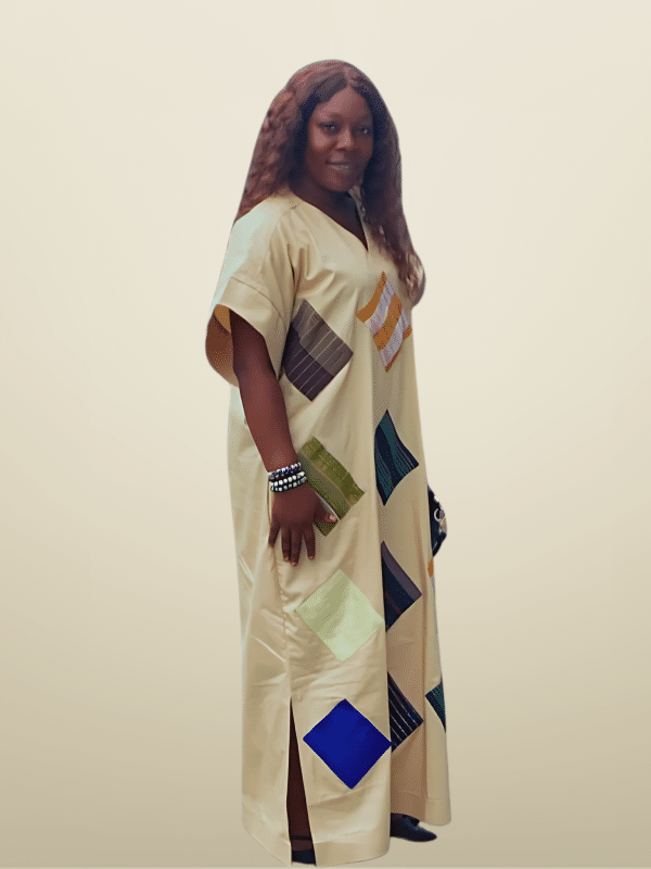 Patchwork Kaftan Dress - Image 2