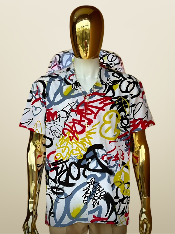 Urban Graffiti Short-Sleeve Shirt & Pants